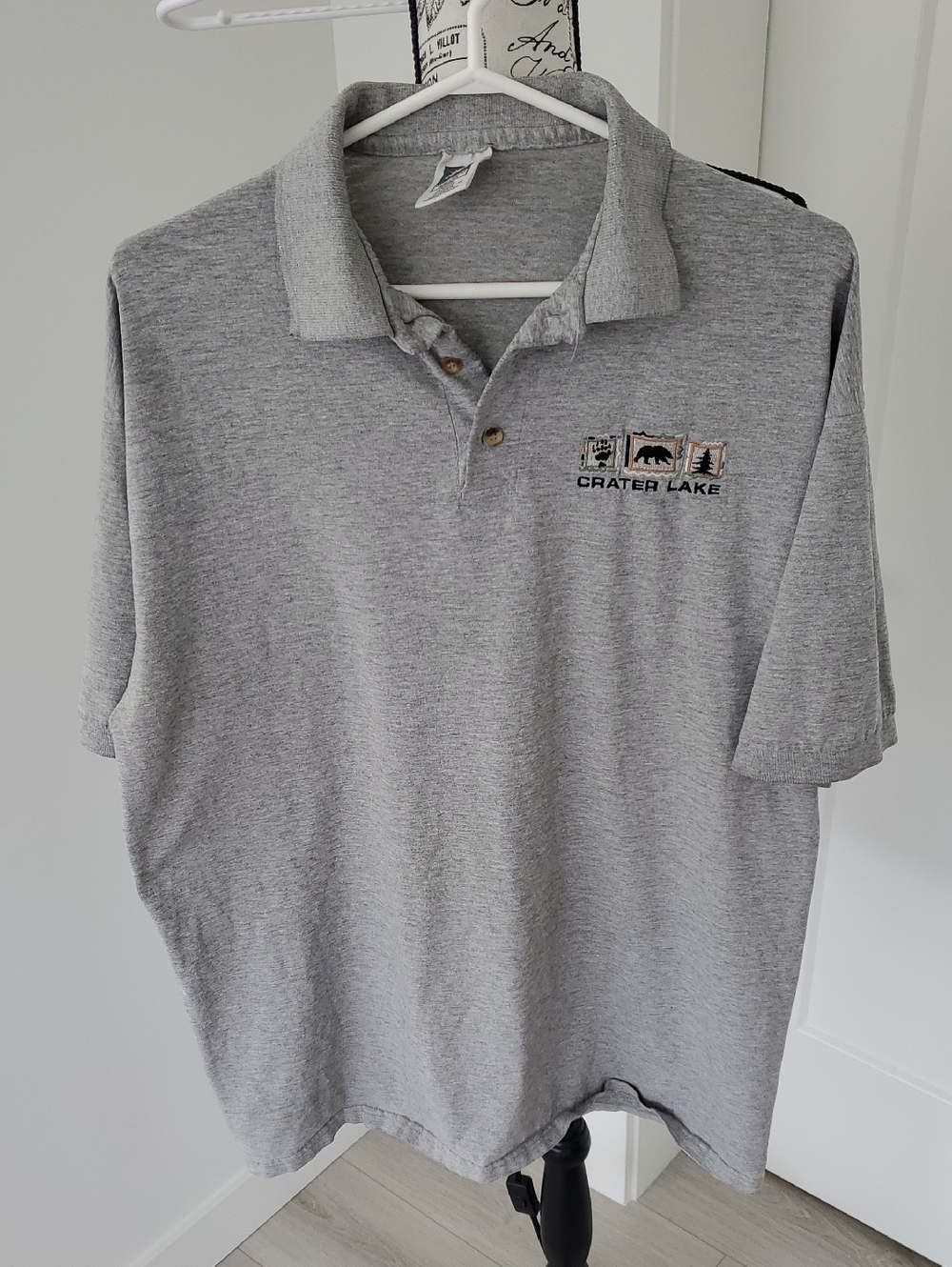 Men's Grey Polo Shirt